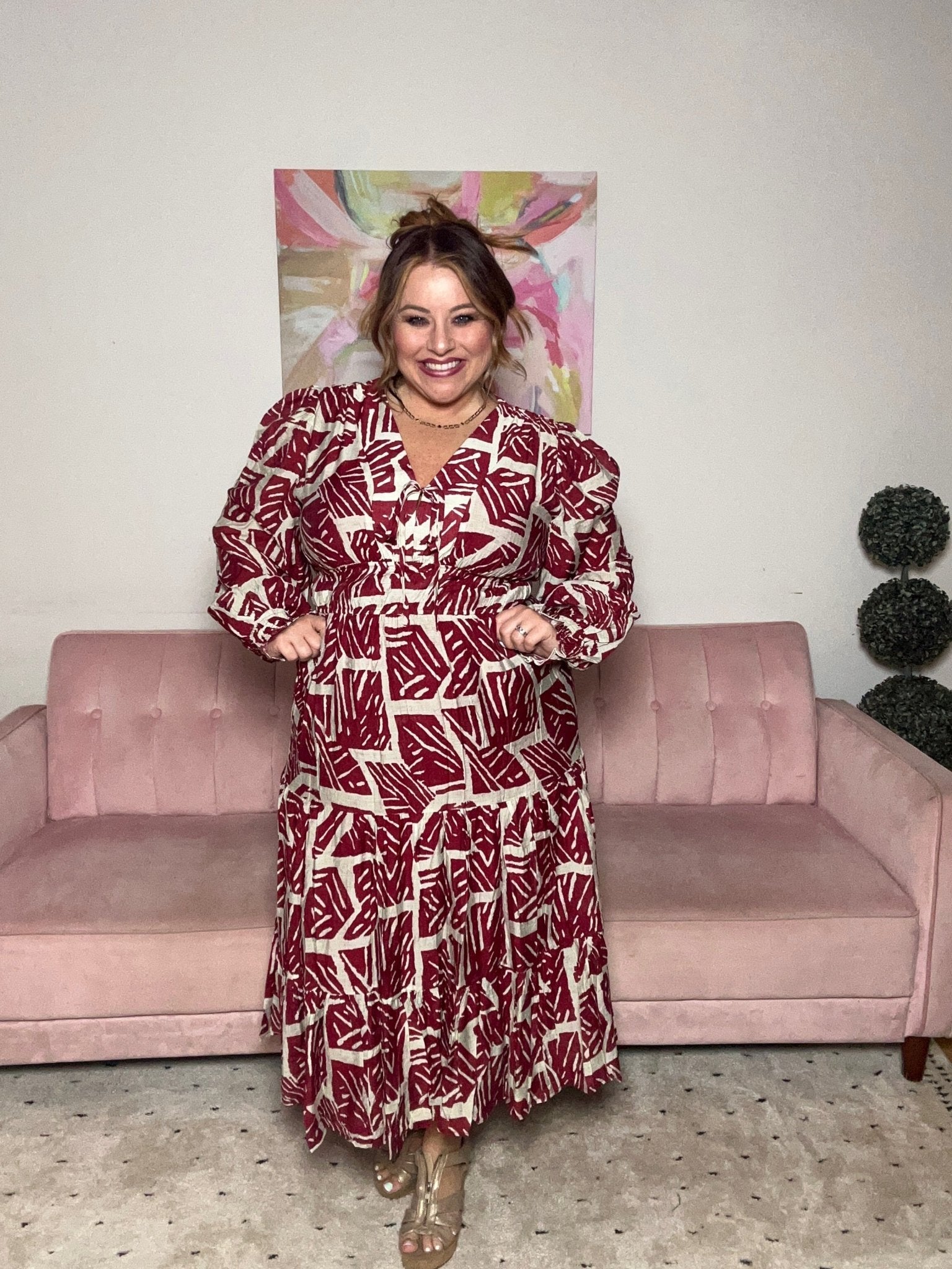 Falling For You Dress - Ballyhoo Boutique and Gift