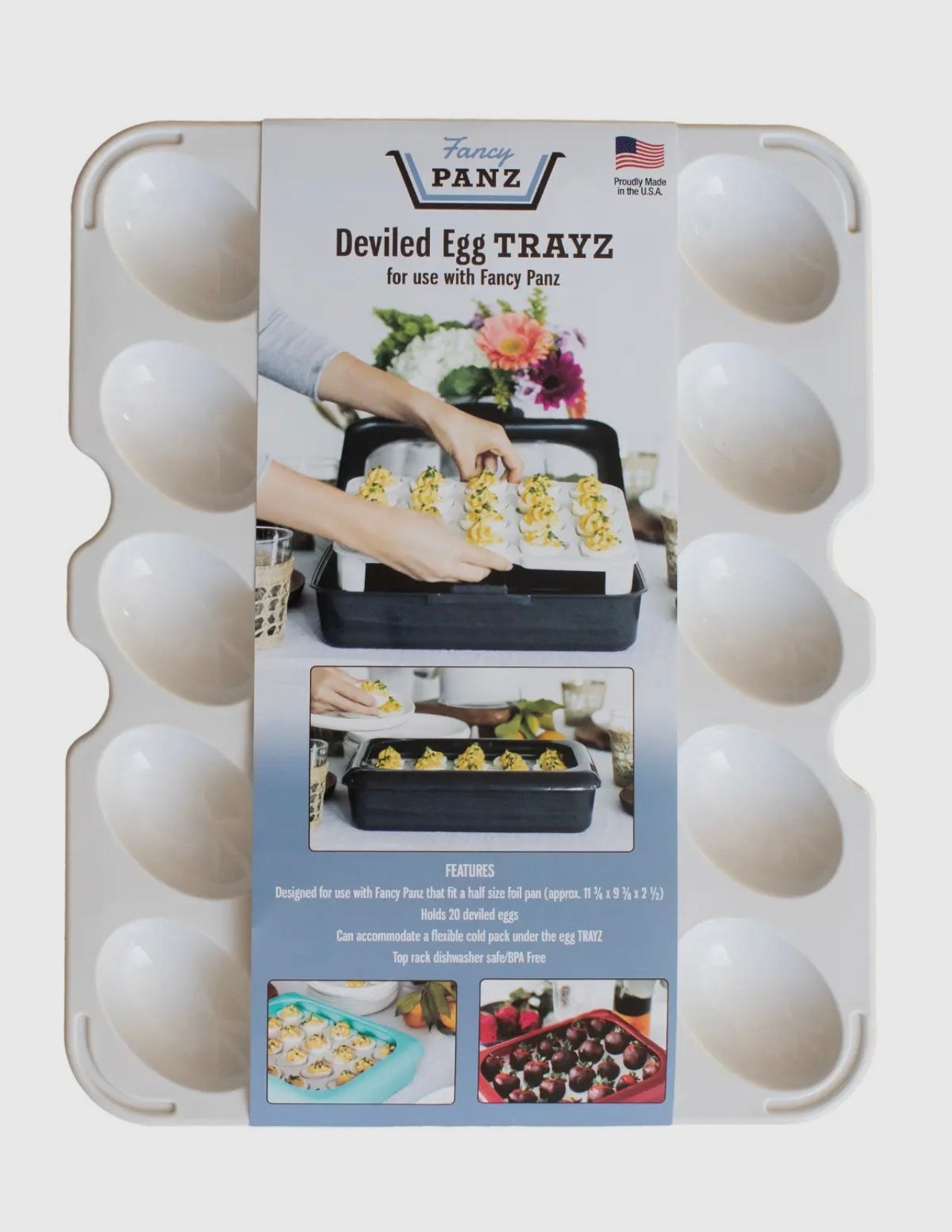 Fancy Panz Deviled Egg Tray - Ballyhoo Boutique and Gift