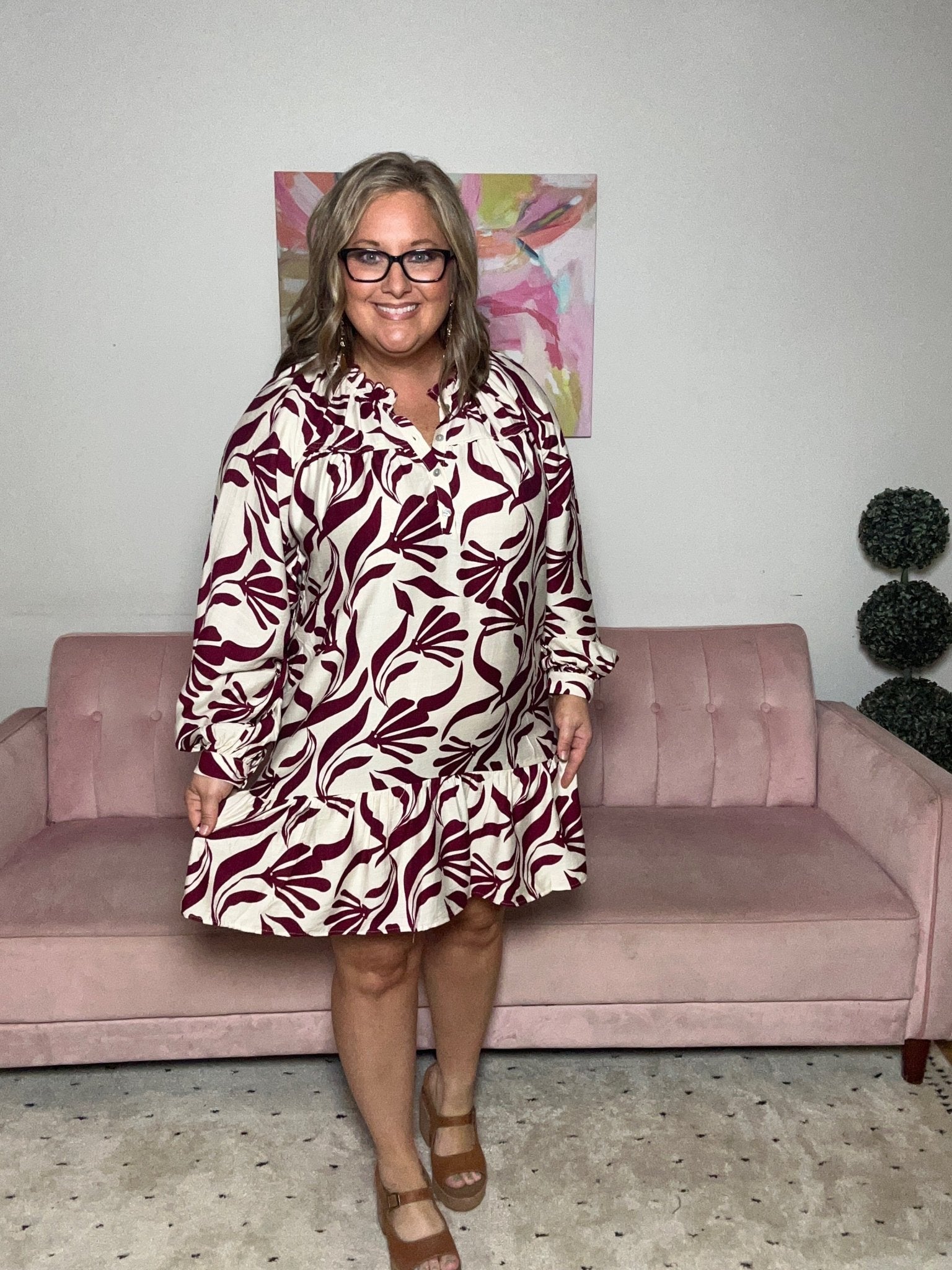 Fashionable Flirty Dress - Ballyhoo Boutique and Gift