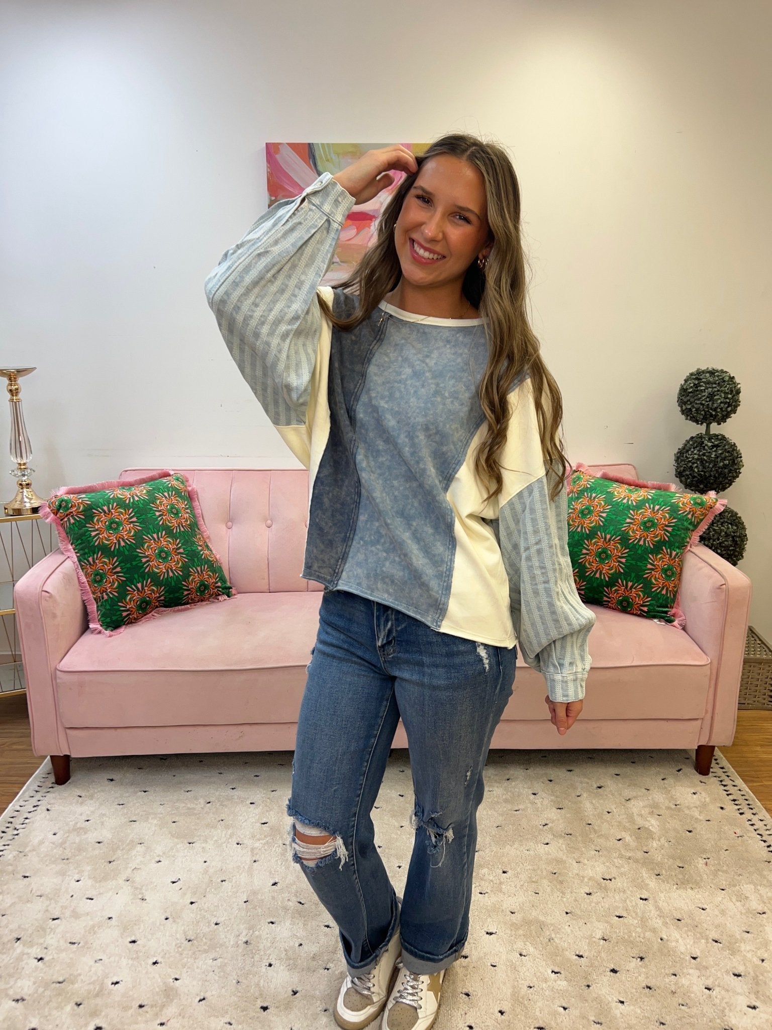 Feelin' Free Top - Ballyhoo Boutique and Gift