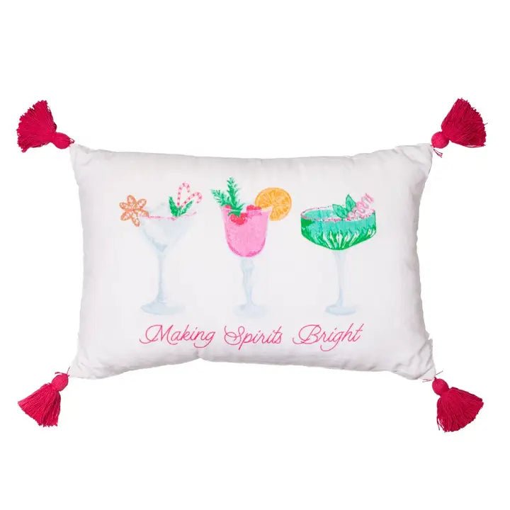 Fizz the Season Pillow - Ballyhoo Boutique and Gift