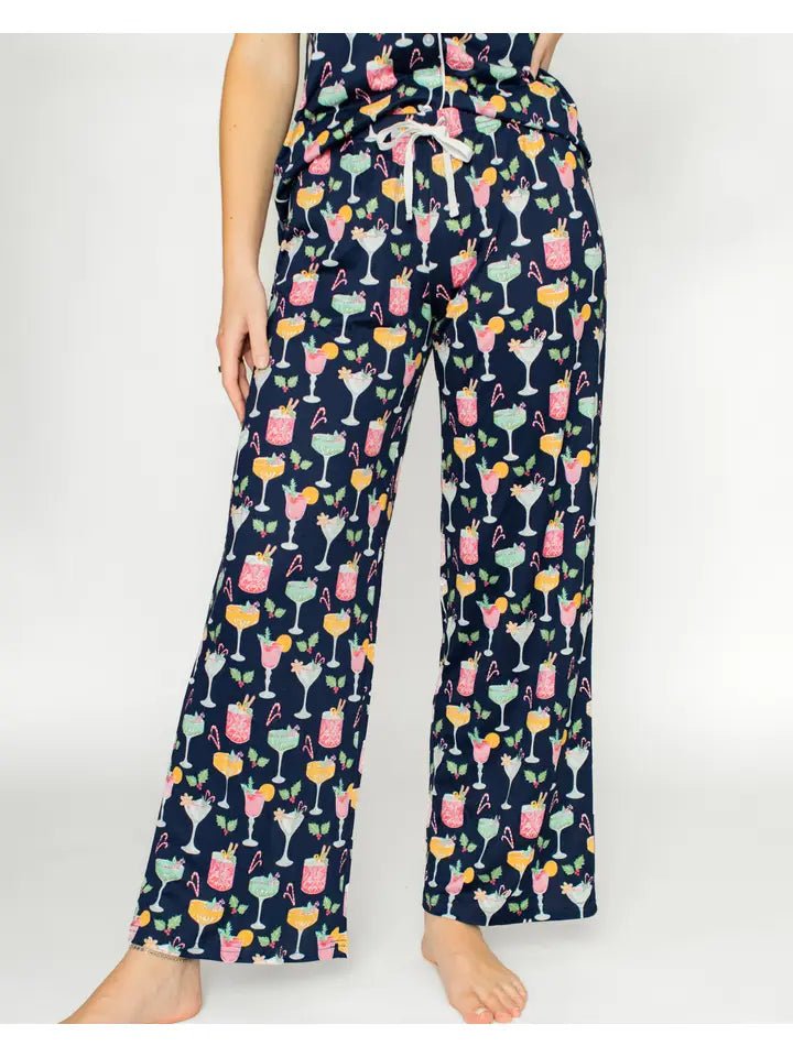 Fizz the Season Sleep Pants - Ballyhoo Boutique and Gift