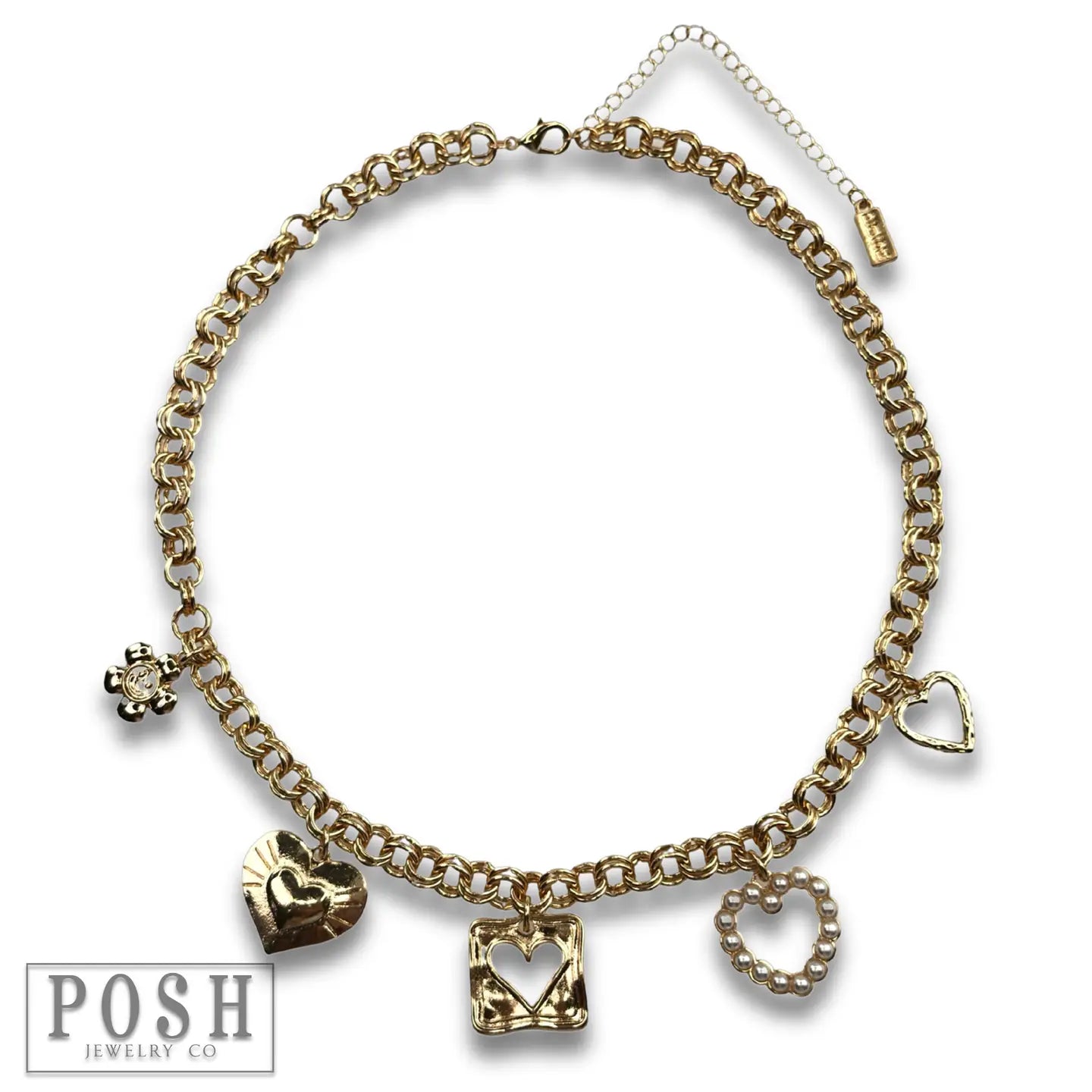 Flirty Charm Necklace - Ballyhoo Boutique and Gift