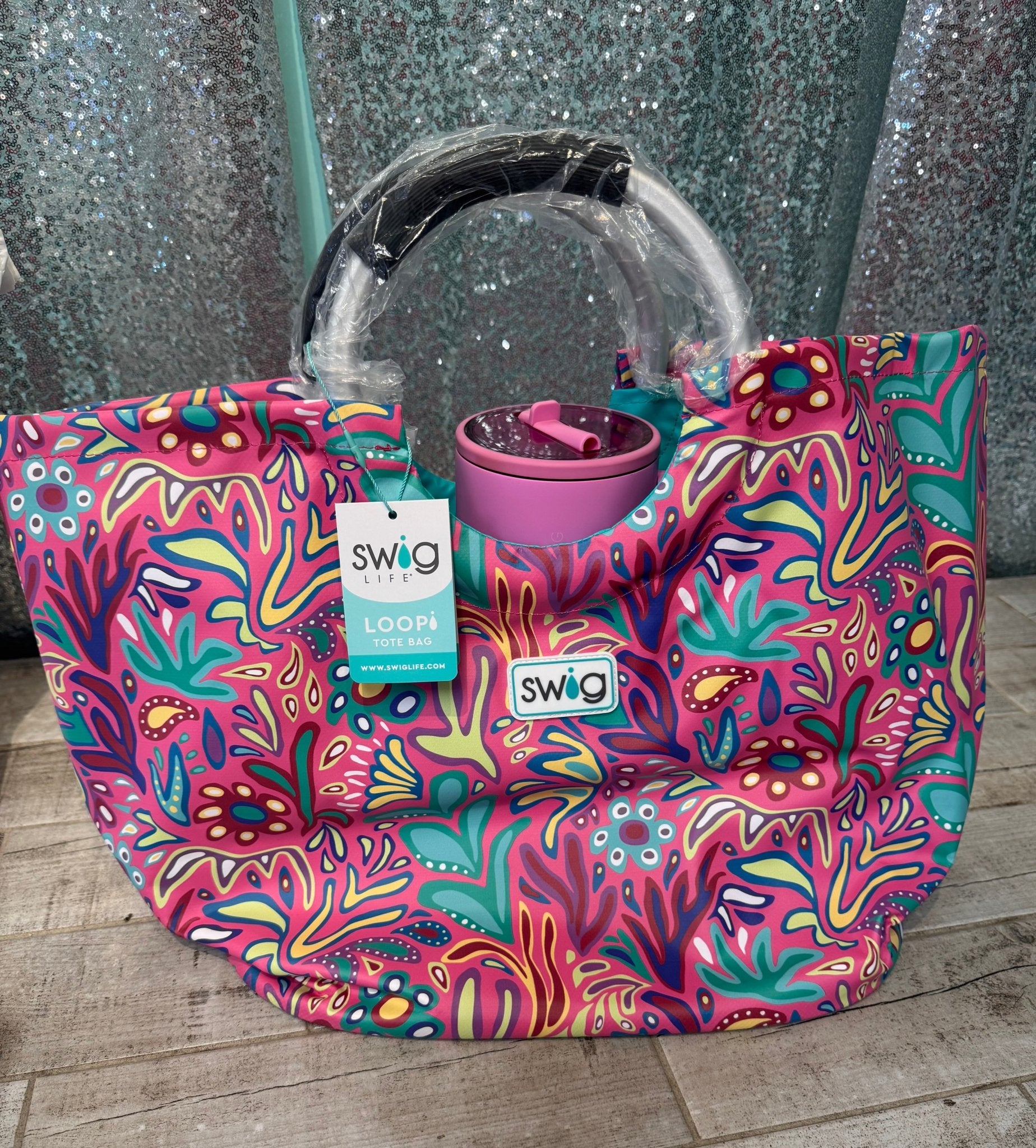 Flora Rosa Loopi Tote - Ballyhoo Boutique and Gift