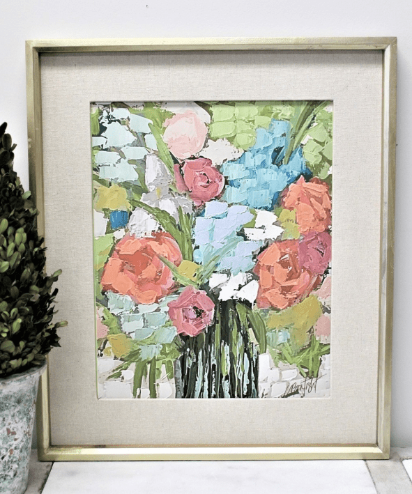 Floral Bouquet Frame - Ballyhoo Boutique and Gift