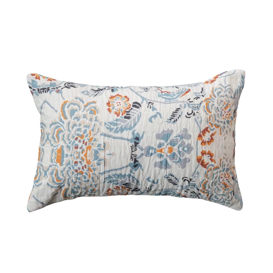 Floral Meadow Lumbar Pillow - Ballyhoo Boutique and Gift