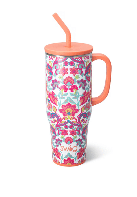 Flourish Mega Mug 40oz - Ballyhoo Boutique and Gift
