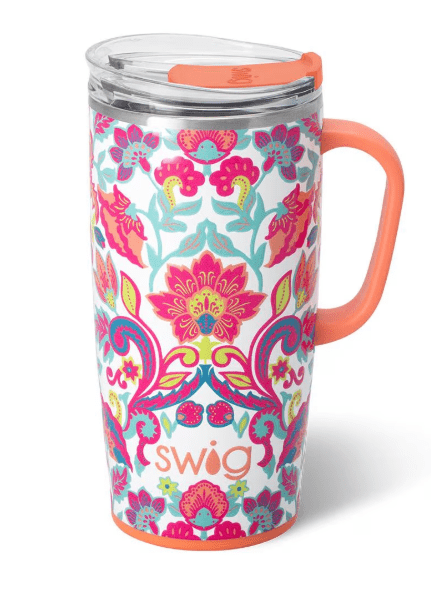 Flourish Travel Mug 22oz - Ballyhoo Boutique and Gift