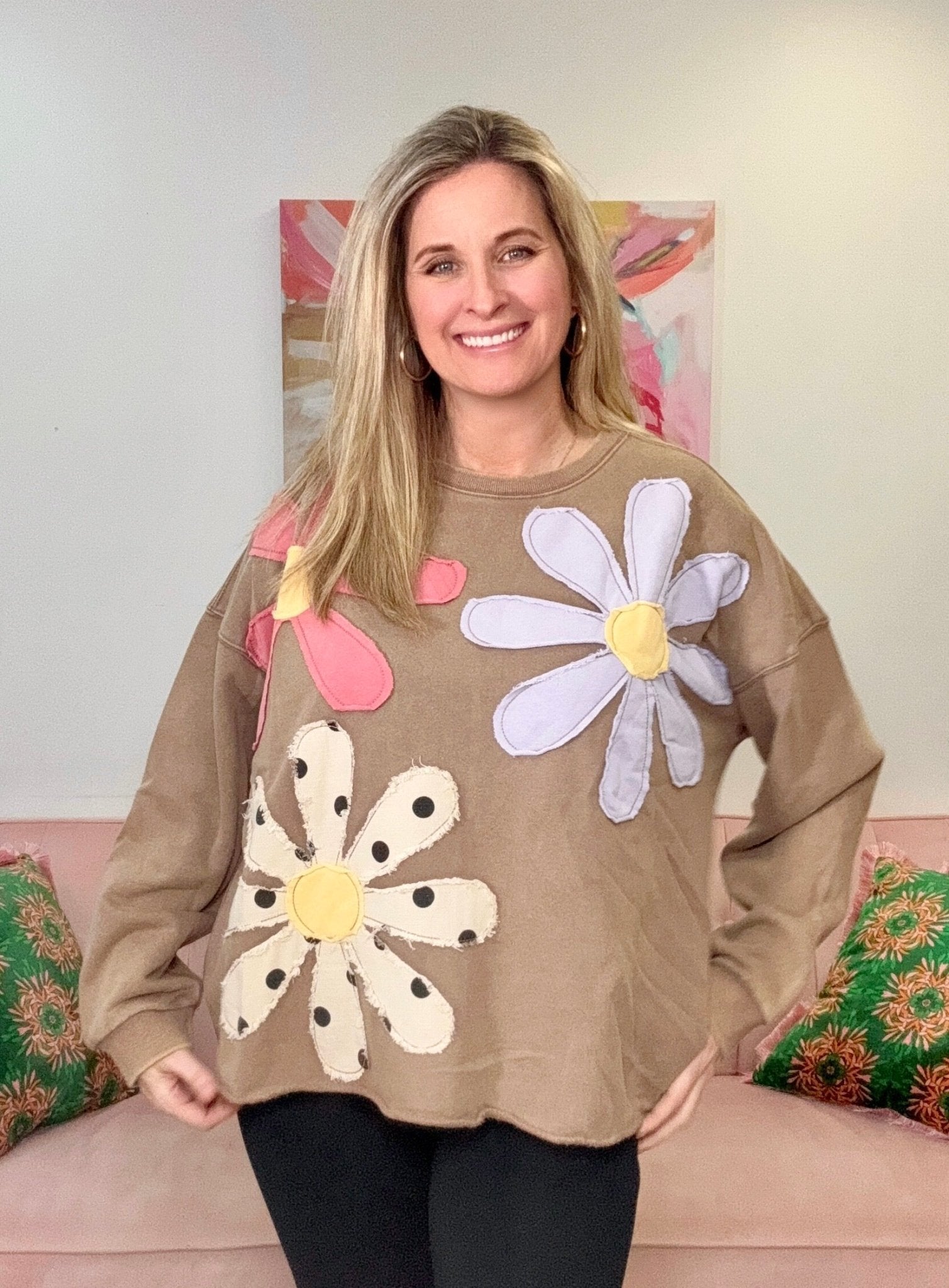 Flower Power Top - Ballyhoo Boutique and Gift