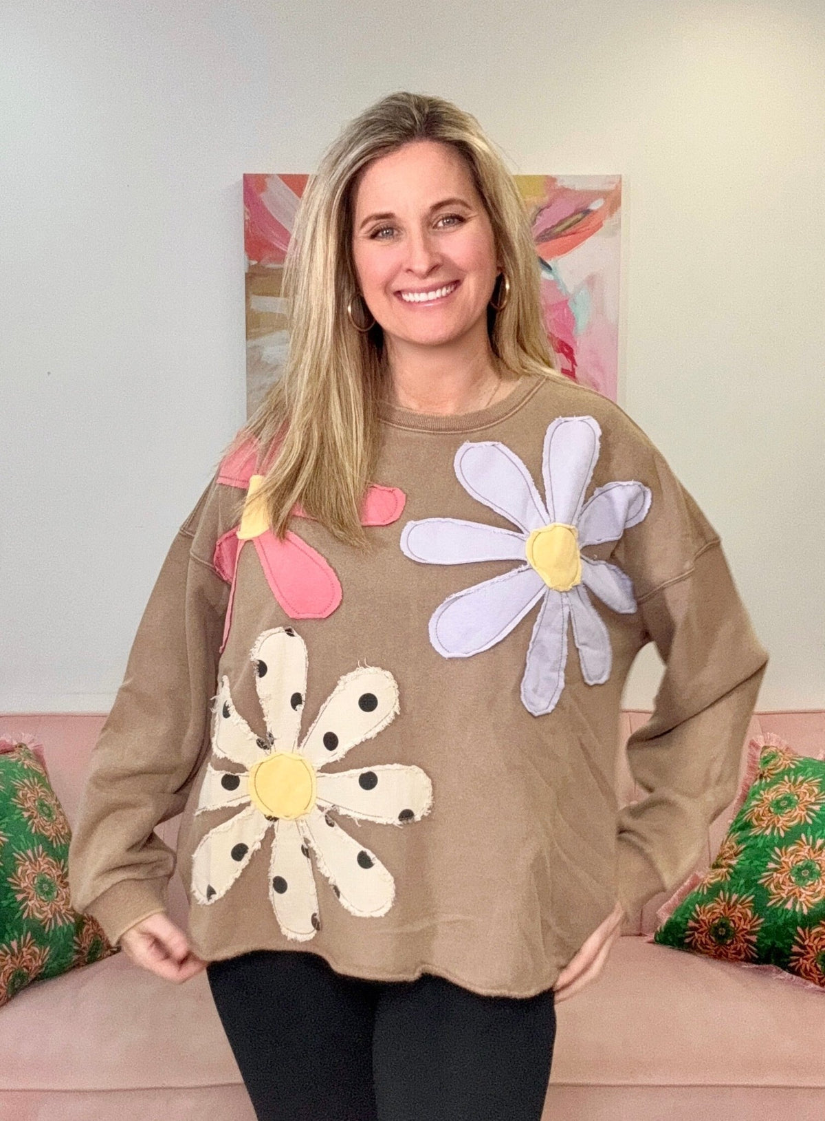 Flower Power Top - Ballyhoo Boutique and Gift