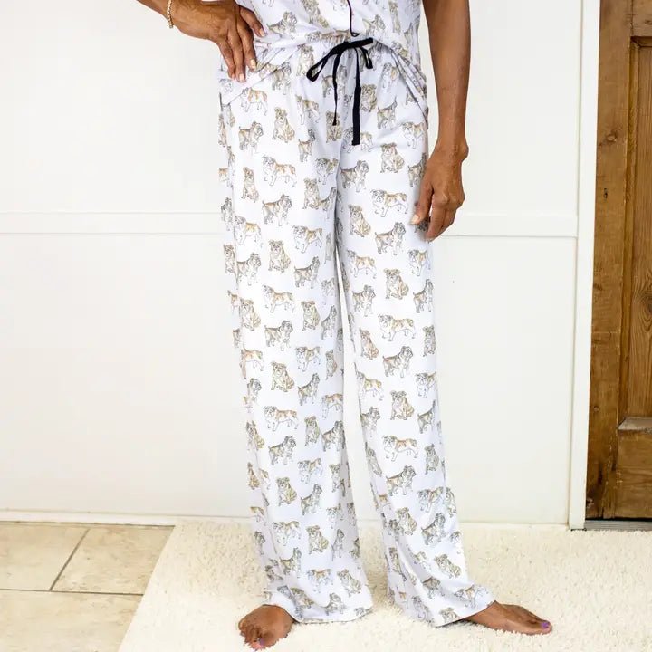 Forever Bulldog Sleep Pants - Ballyhoo Boutique and Gift