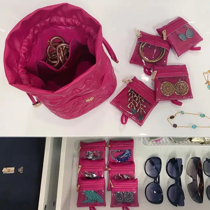 Fuchsia Jewelry Case - Ballyhoo Boutique and Gift
