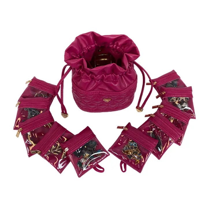 Fuchsia Jewelry Case - Ballyhoo Boutique and Gift