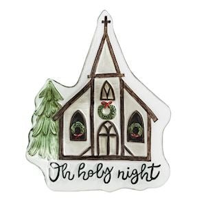Fused Glass Church Plate - Ballyhoo Boutique and Gift