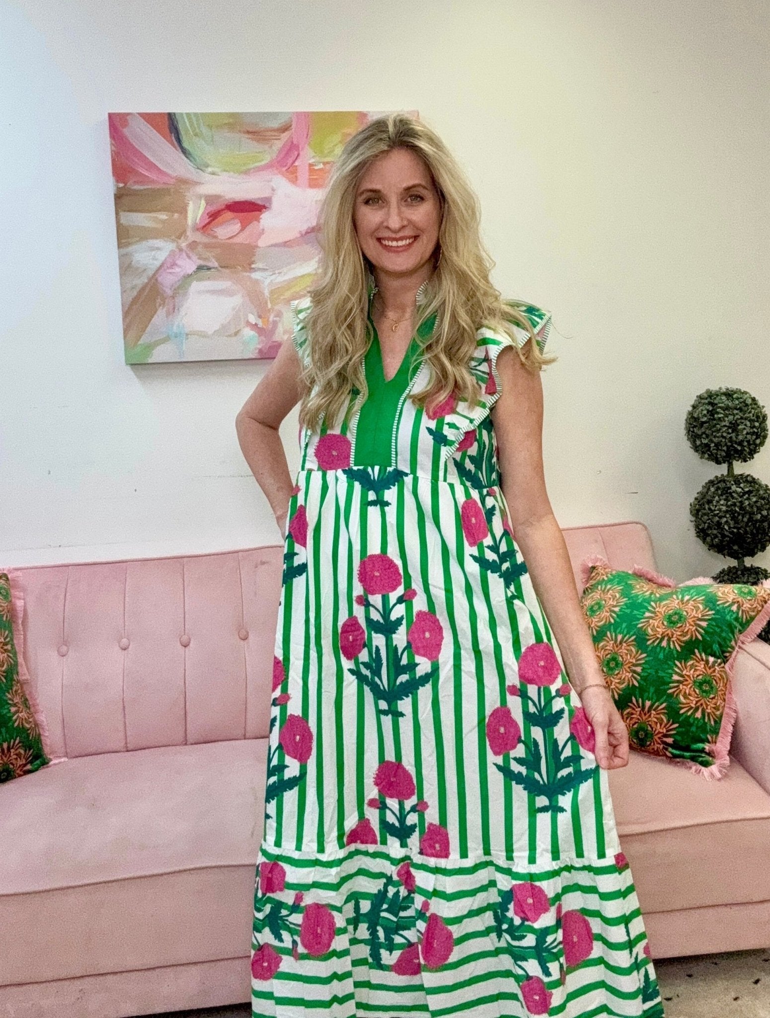 Garden Club Dress - Ballyhoo Boutique and Gift