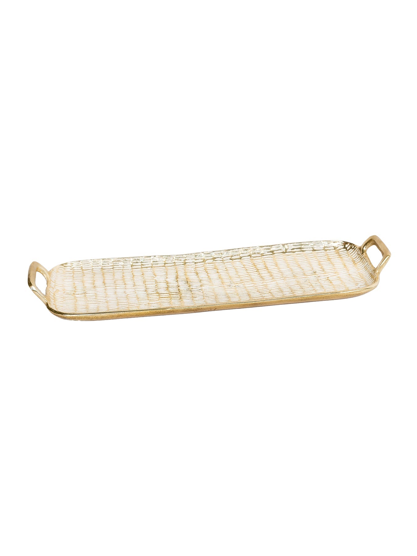 Gold and White Tray - Ballyhoo Boutique and Gift