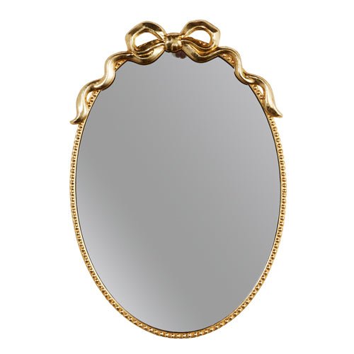 Gold Bow Mirror - Ballyhoo Boutique and Gift