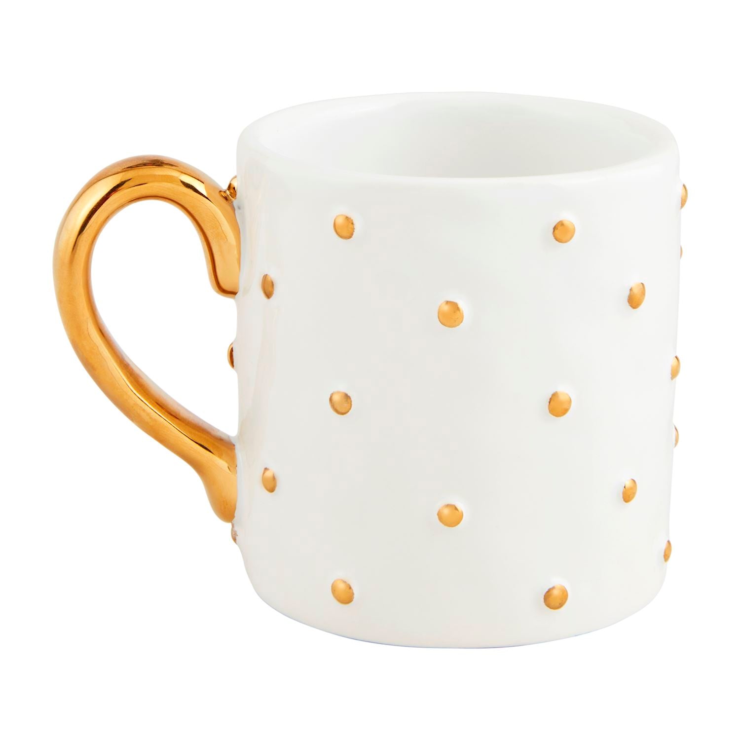 Gold Ceramic Mugs - Ballyhoo Boutique and Gift