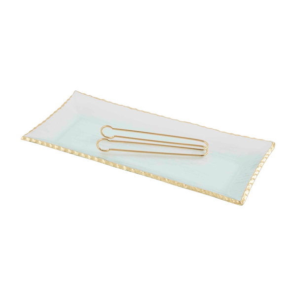 Gold Edge Platter Set - Ballyhoo Boutique and Gift