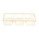 Gold Glass Triple Tidbit - Ballyhoo Boutique and Gift