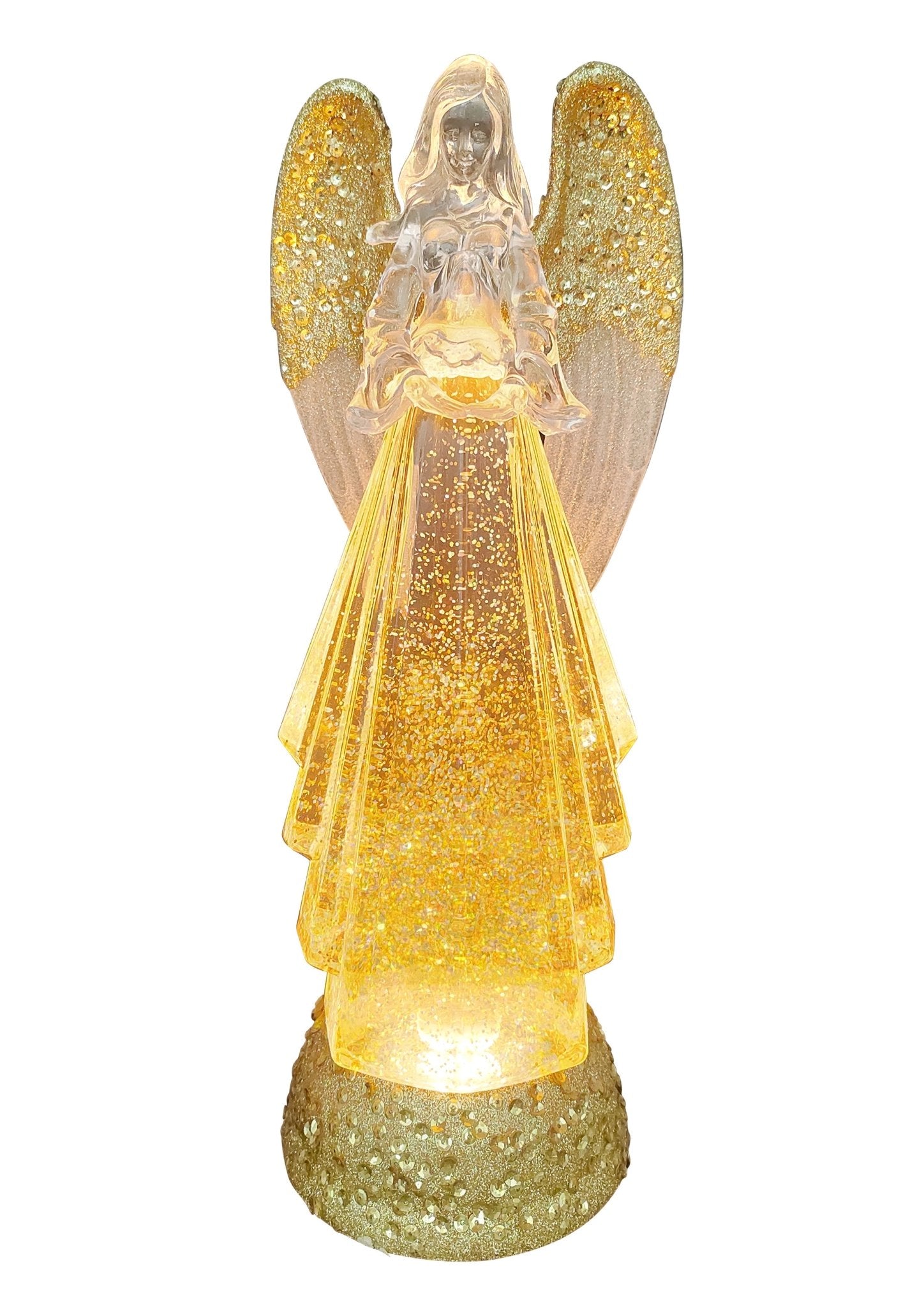 Gold Glitter Angel - Ballyhoo Boutique and Gift