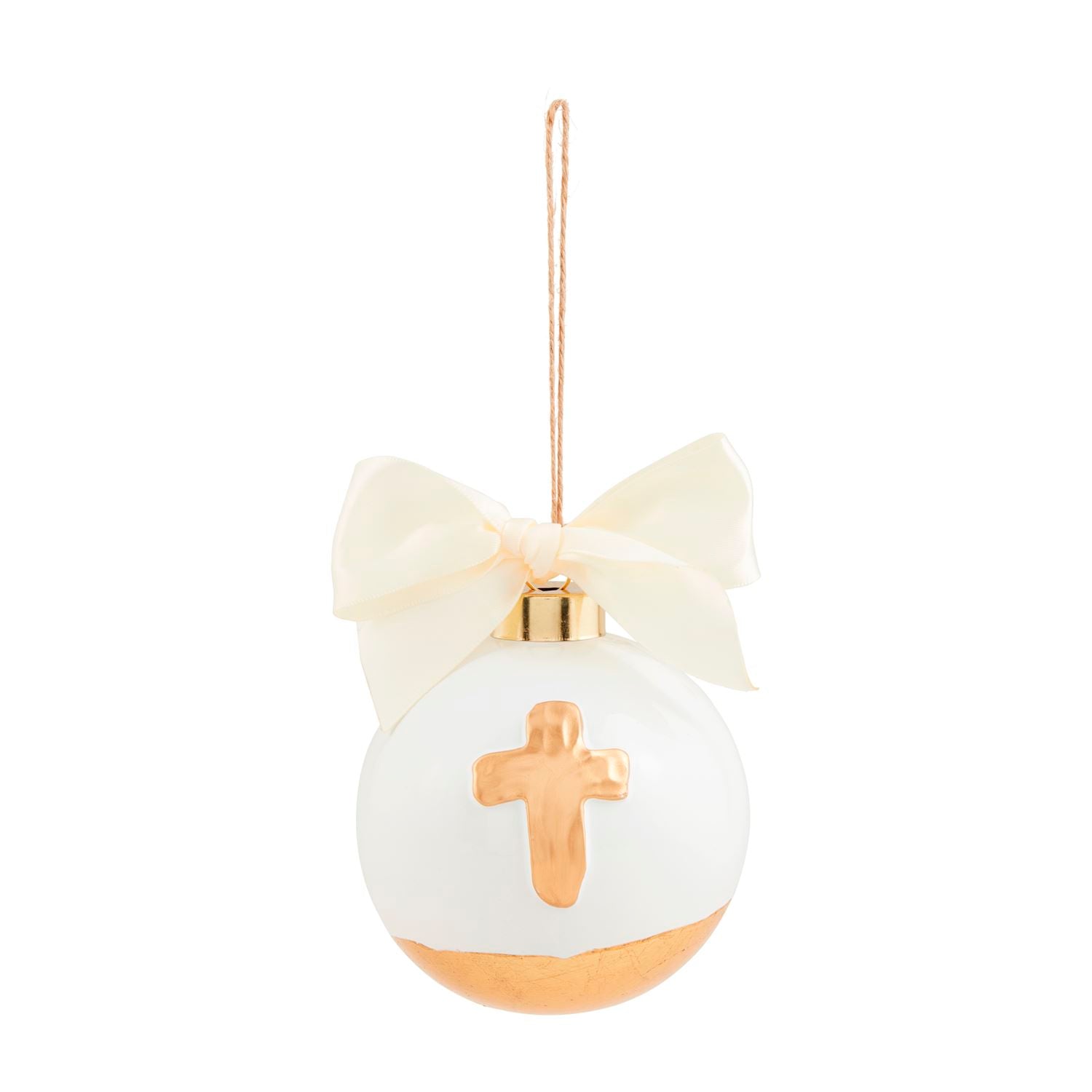 Gold Hand Painted Ornament - Ballyhoo Boutique and Gift