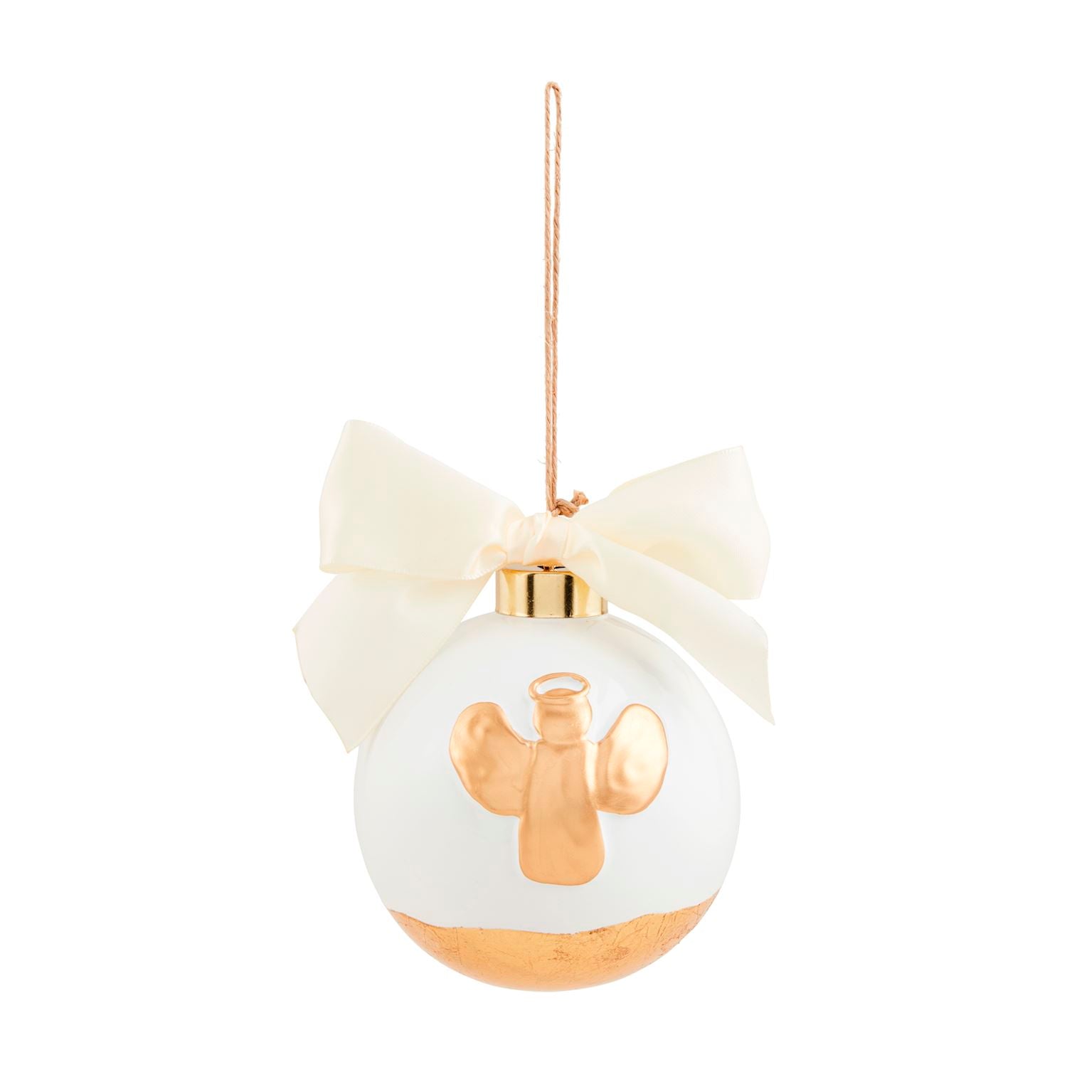 Gold Hand Painted Ornament - Ballyhoo Boutique and Gift