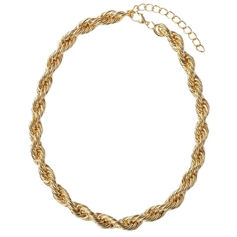 Gold Wheat Chain Necklace - Ballyhoo Boutique and Gift