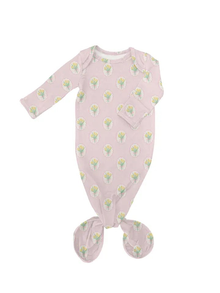 Goosies Knotted Gown 0 - 3 - Ballyhoo Boutique and Gift