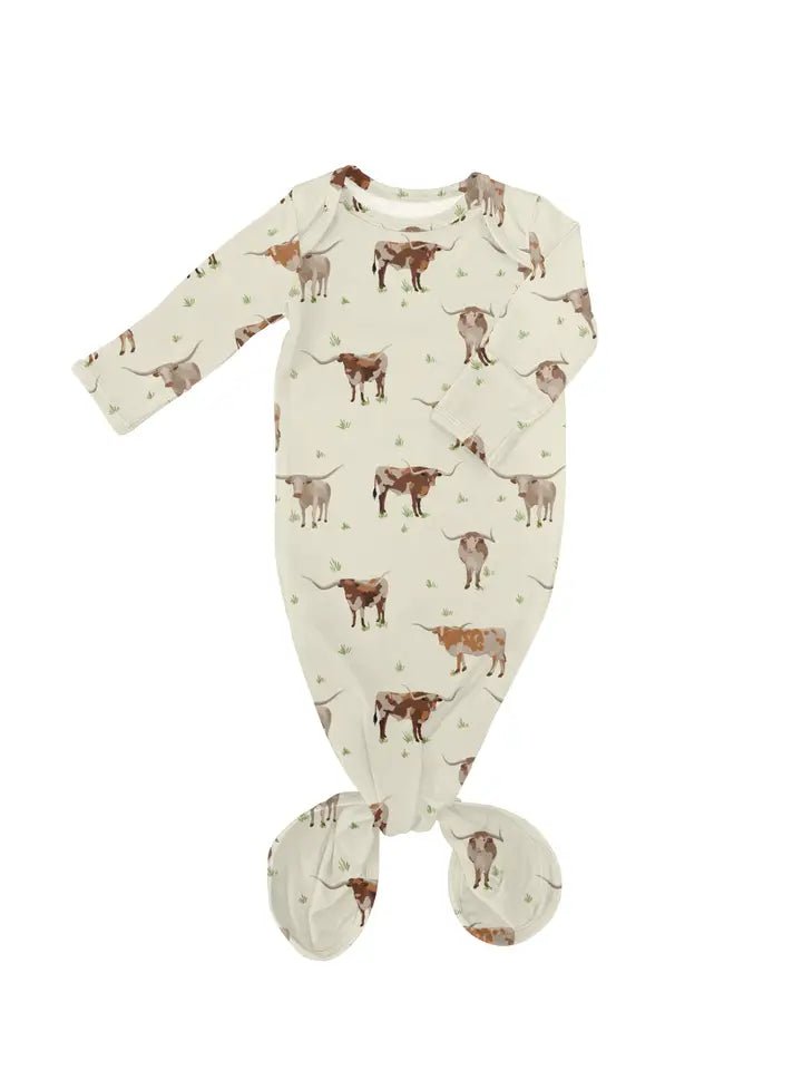 Goosies Knotted Gown 0 - 3 - Ballyhoo Boutique and Gift