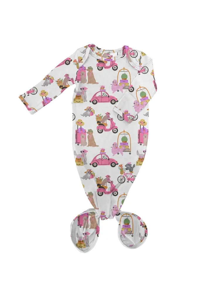 Goosies Knotted Gown 0 - 3 - Ballyhoo Boutique and Gift