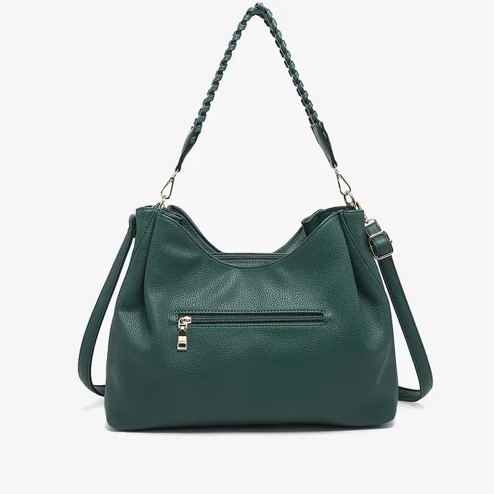 Grace Tote w/Whipstitch Handle - Ballyhoo Boutique and Gift