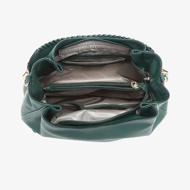 Grace Tote w/Whipstitch Handle - Ballyhoo Boutique and Gift