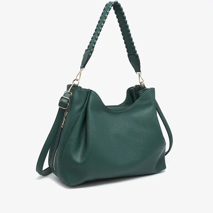 Grace Tote w/Whipstitch Handle - Ballyhoo Boutique and Gift