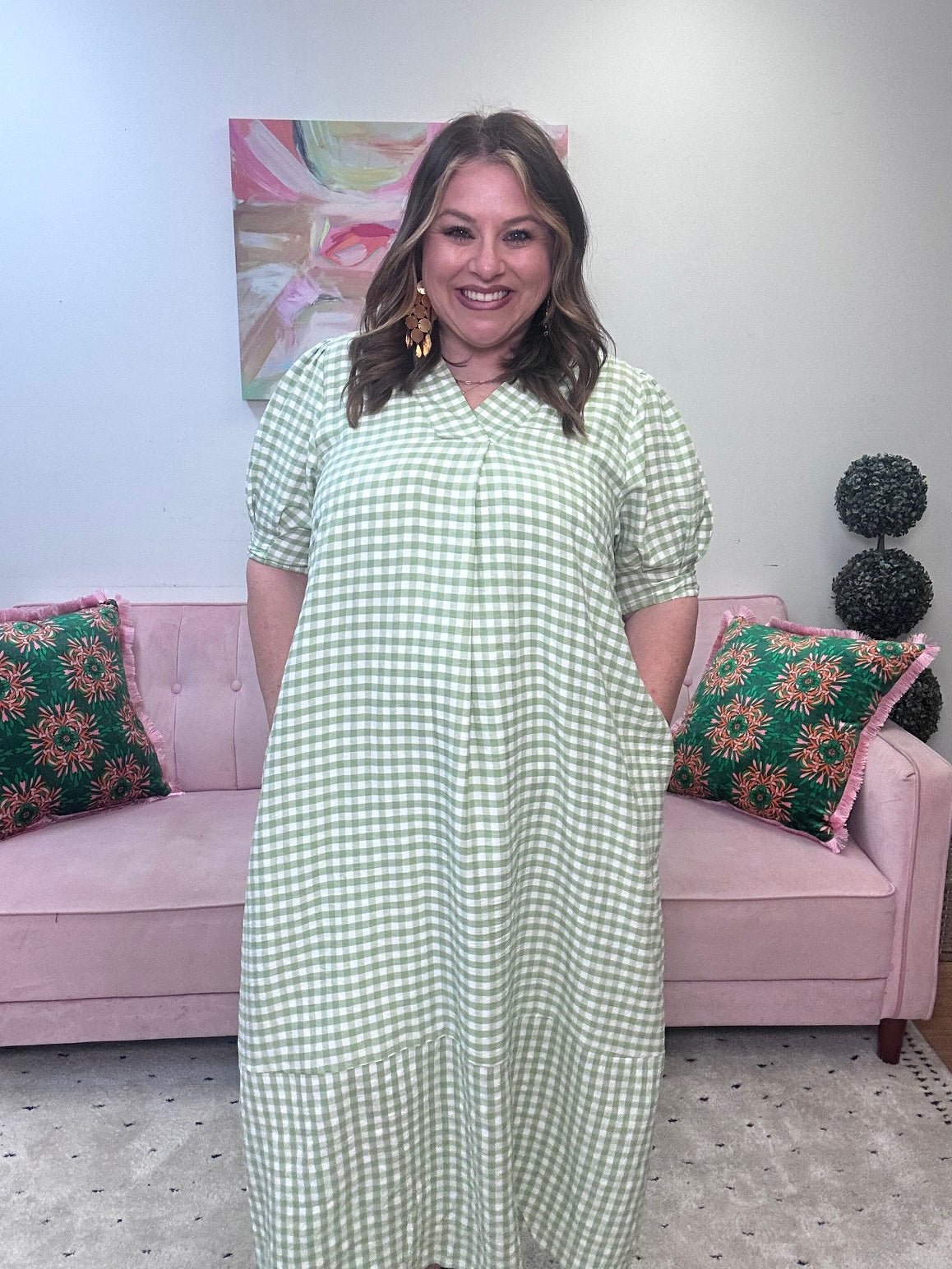 Green Gables Dress - Ballyhoo Boutique and Gift