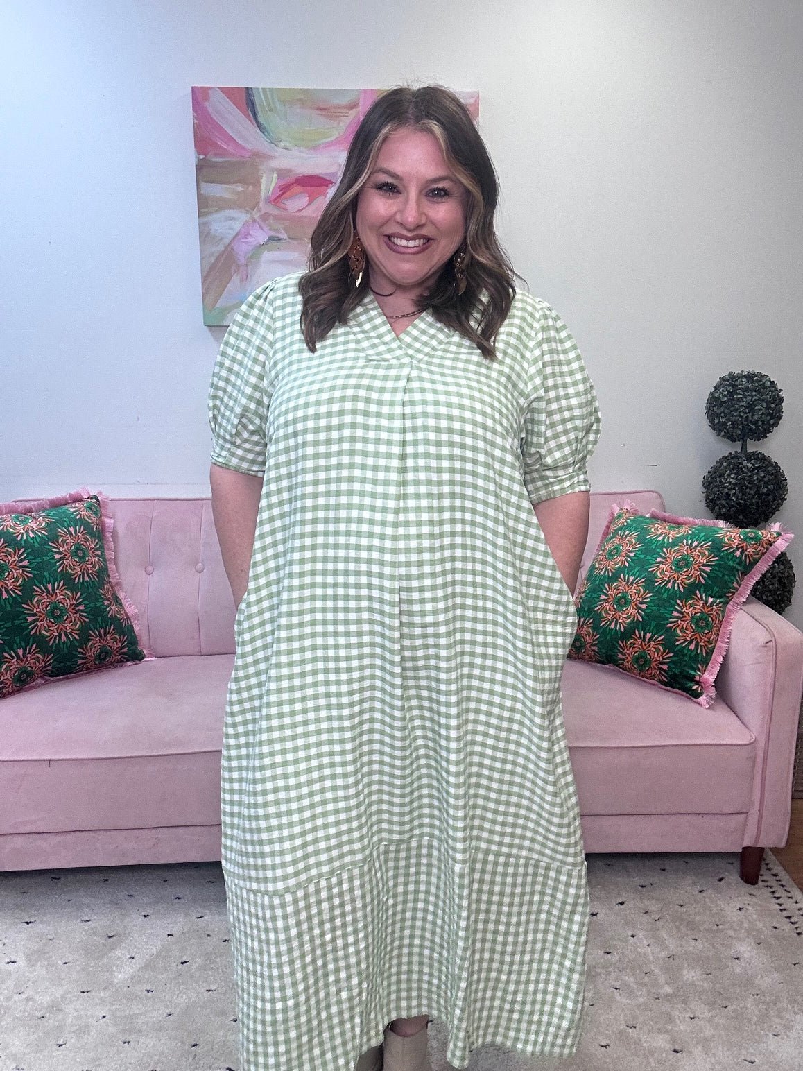 Green Gables Dress - Ballyhoo Boutique and Gift