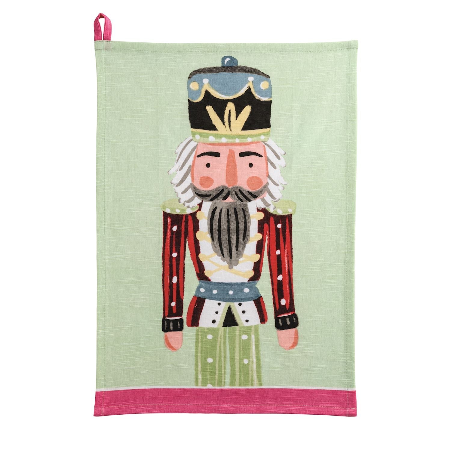 Green Nutcracker Tea Towel - Ballyhoo Boutique and Gift