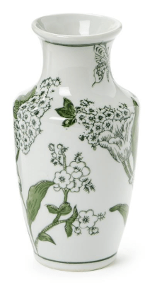 Green&White Chinoiserie Vases - Ballyhoo Boutique and Gift