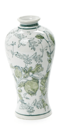 Green&White Chinoiserie Vases - Ballyhoo Boutique and Gift