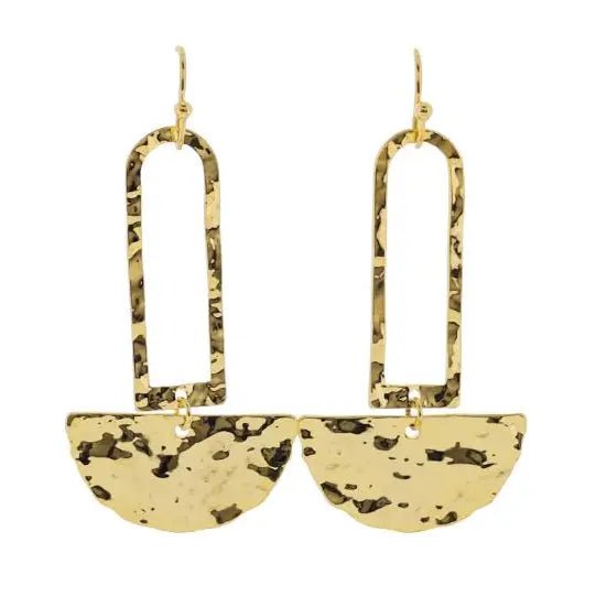 Half Circle Earrings - Ballyhoo Boutique and Gift