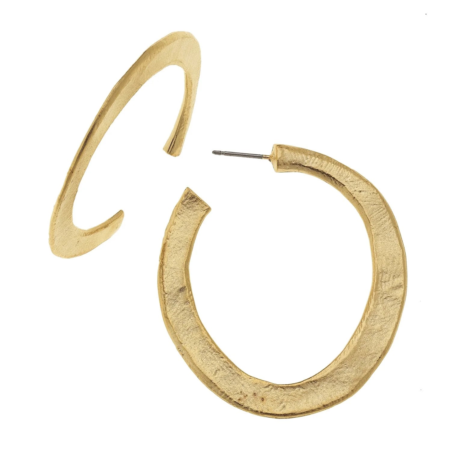 Hammered Hoops - Ballyhoo Boutique and Gift