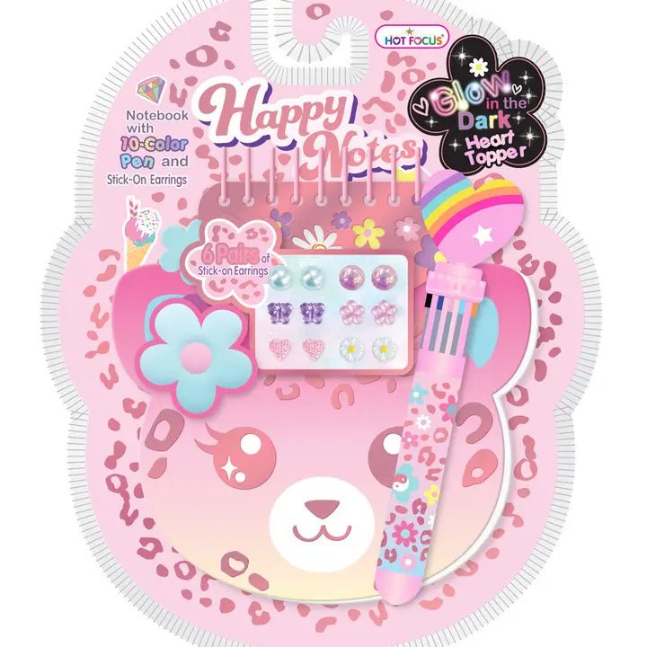 Happy Notes, Leopard - Ballyhoo Boutique and Gift