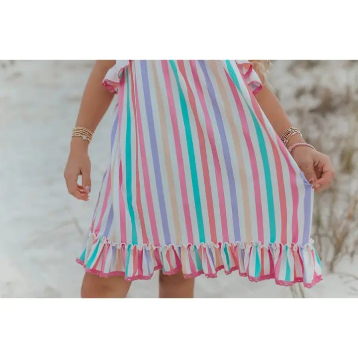 Harper Stripe Dress - Ballyhoo Boutique and Gift