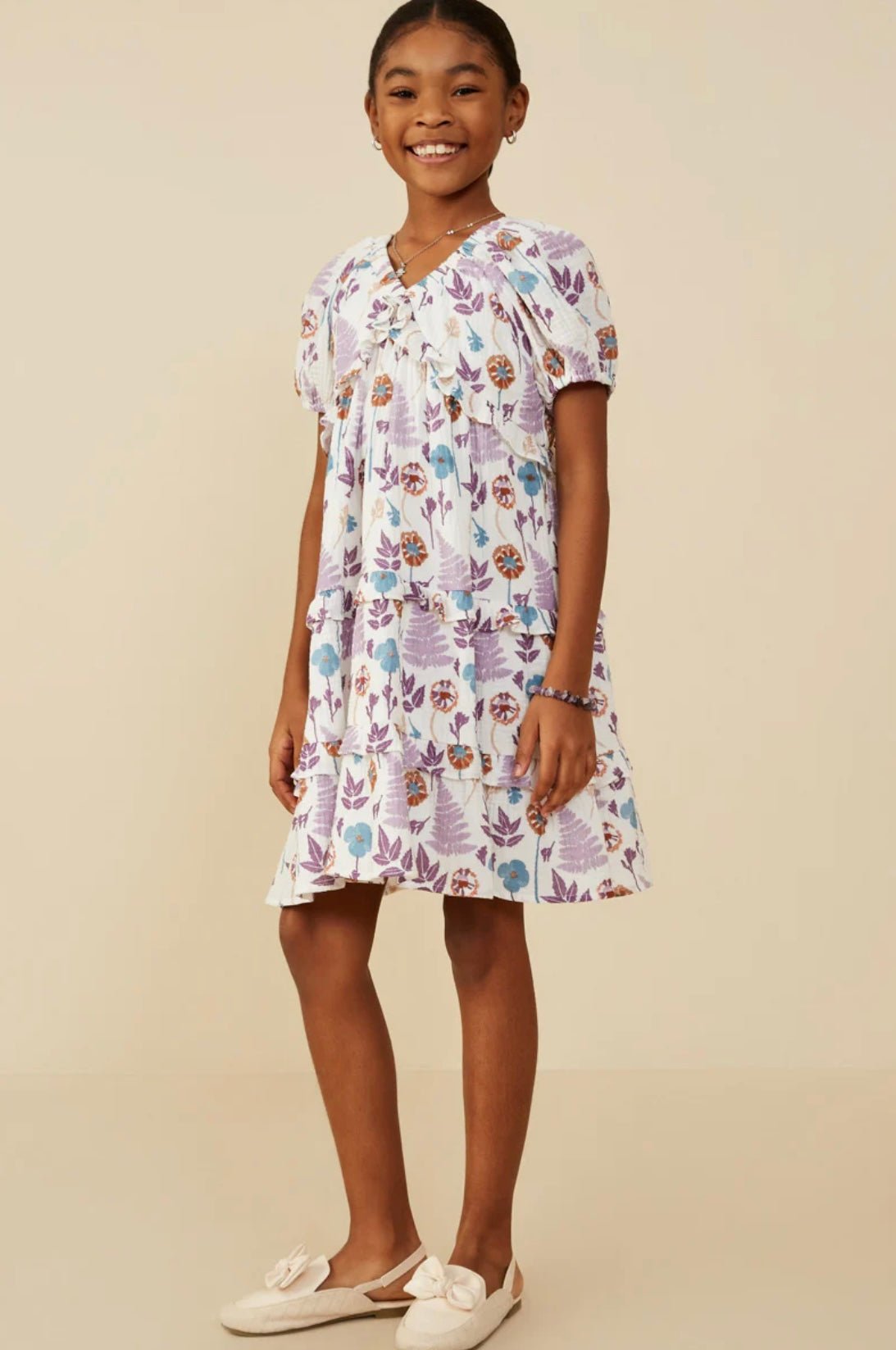 Hayden Purple Multi Dress - Ballyhoo Boutique and Gift