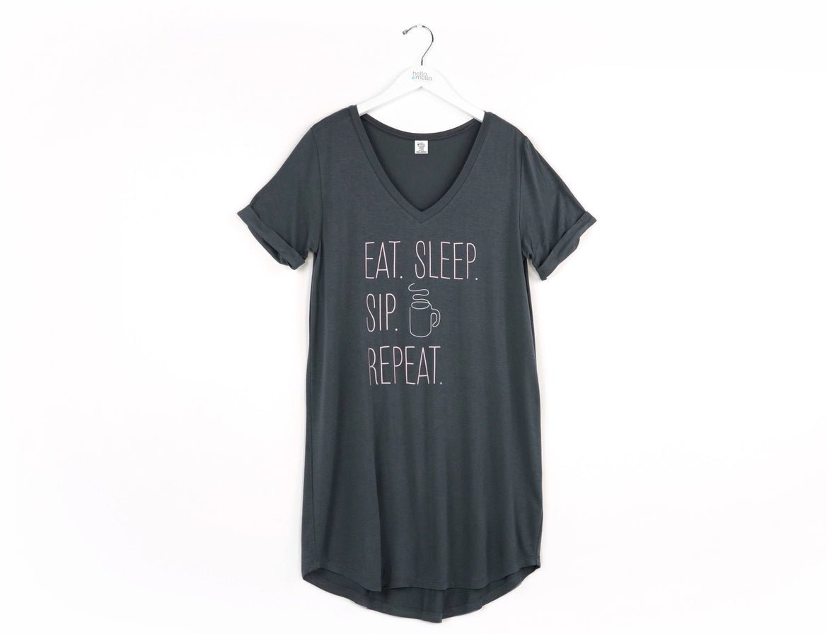 Hello Mello Sleep Shirts - Ballyhoo Boutique and Gift