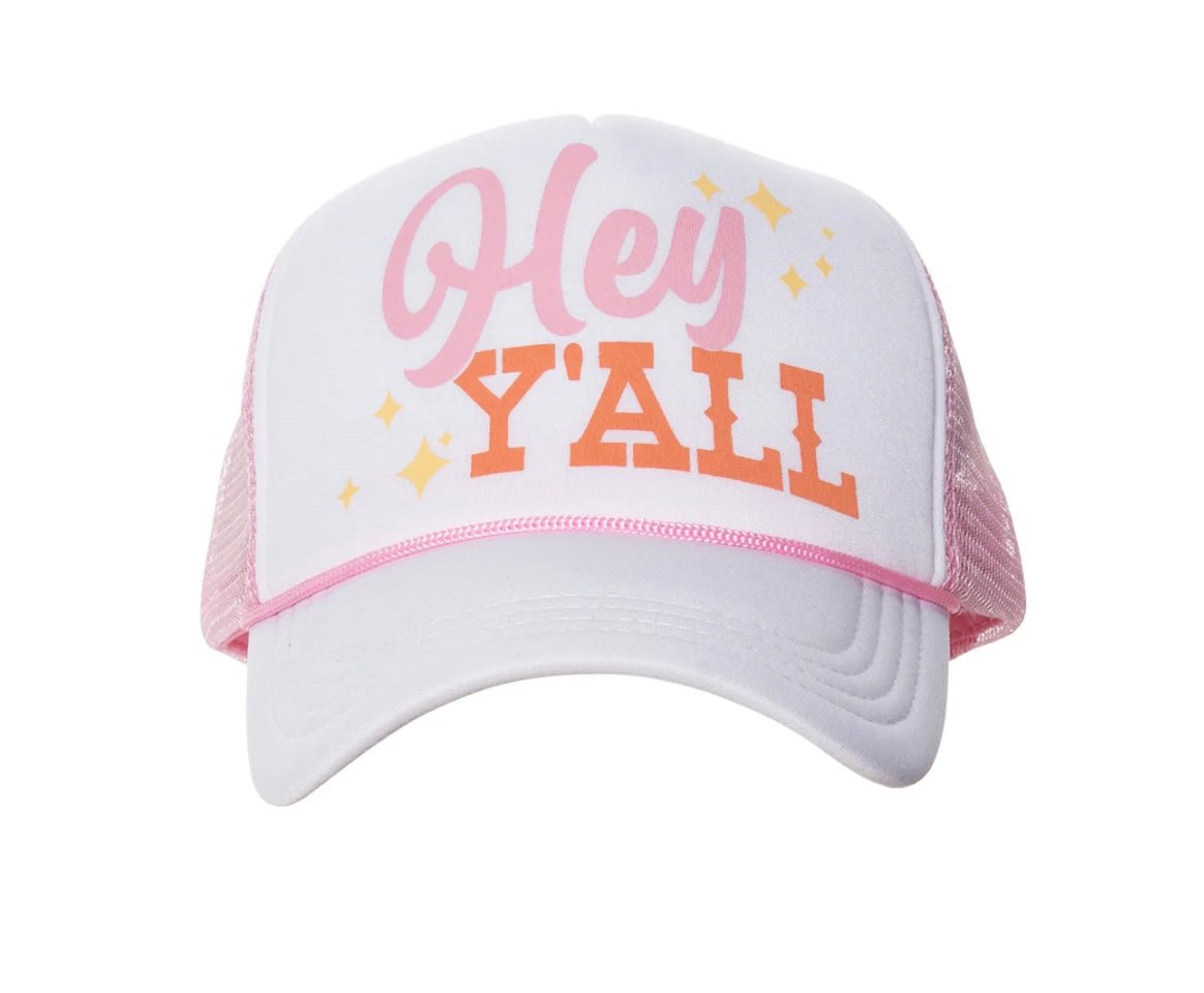 Hey Yall Trucker Hat - Ballyhoo Boutique and Gift