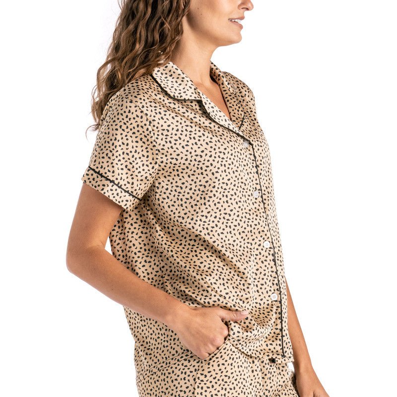 HM Beauty Sleep Satin PJ Top - Ballyhoo Boutique and Gift