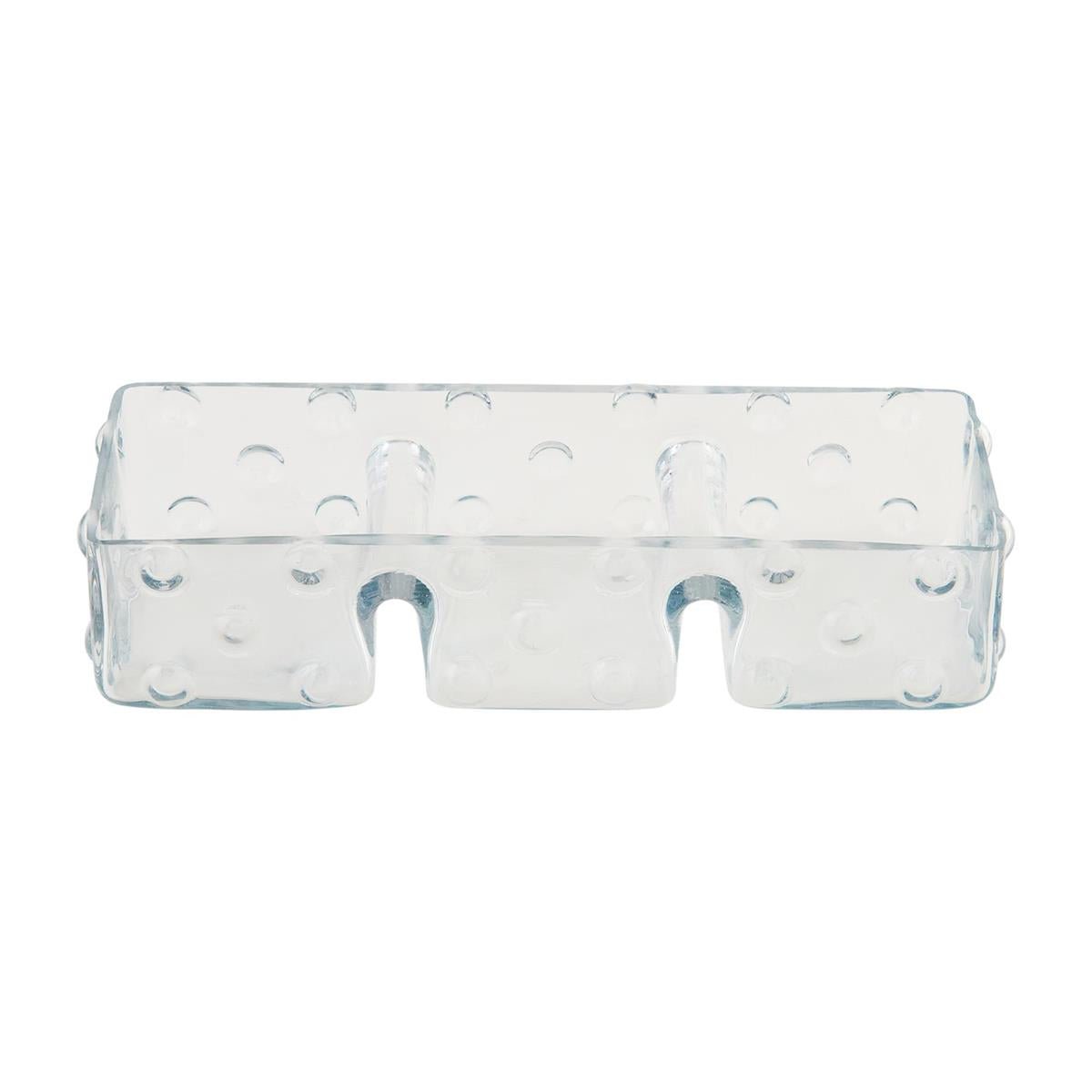 Hobnail Glass Triple Tidbit - Ballyhoo Boutique and Gift