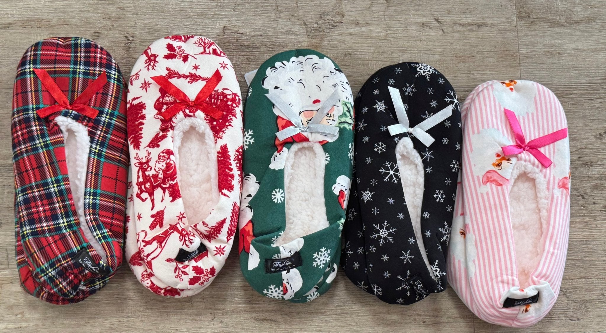 Holiday Slippers - Ballyhoo Boutique and Gift