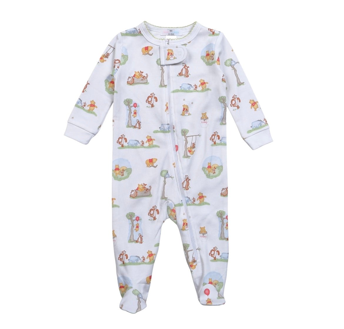 Honey Bear Zipper Footie - Ballyhoo Boutique and Gift